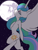 Size: 1536x2048 | Tagged: safe, artist:steelsoul, derpibooru import, princess celestia, alicorn, pony, semi-anthro, crying, mare in the moon, moon, night, night sky, sad, sky