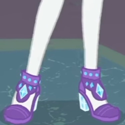 Size: 500x500 | Tagged: safe, derpibooru import, screencap, rarity, better together, equestria girls, school of rock, cropped, high heels, legs, pictures of legs, shoes