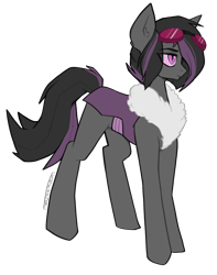 Size: 1314x1668 | Tagged: safe, artist:earthpone, derpibooru import, oc, oc only, oc:mimicry, changeling, original species, female, purple changeling, simple background, solo, transparent background