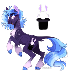 Size: 1068x1129 | Tagged: safe, artist:wanderingpegasus, derpibooru import, oc, oc only, oc:razzle dazzle, earth pony, cloven hooves, cutie mark, female, magical lesbian spawn, offspring, parent:starlight glimmer, parent:trixie, parents:startrix, simple background, solo, transparent background