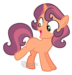 Size: 825x853 | Tagged: safe, artist:strawberry-spritz, derpibooru import, oc, oc only, pony, unicorn, colt, male, offspring, parent:sweetie belle, parent:tender taps, parents:sweetietaps, simple background, solo, transparent background, watermark