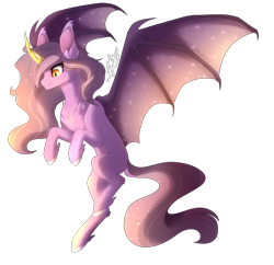 Size: 2529x2448 | Tagged: safe, artist:maxxacre, derpibooru import, oc, oc only, oc:nebula eclipse, bat pony, female, mare, shading, simple background, solo, transparent background