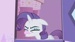 Size: 1280x720 | Tagged: safe, derpibooru import, screencap, rarity, pony, unicorn, griffon the brush off, female, mare, sneezing