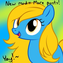 Size: 700x700 | Tagged: safe, artist:furrgroup, derpibooru import, oc, oc:internet explorer, earth pony, pony, ask internet explorer, browser ponies, internet explorer, solo