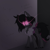 Size: 1200x1200 | Tagged: safe, artist:hypocrite, derpibooru import, oc, oc:mimicry, changeling, original species, female, glowing eyes, purple changeling, solo