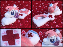 Size: 3264x2434 | Tagged: safe, derpibooru import, nurse redheart, earth pony, pony, auction, auction open, beanie, beanie (plushie), female, hat, photo, plushie, toy