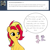 Size: 1300x1300 | Tagged: safe, artist:little-tweenframes, derpibooru import, pinkie pie, sci-twi, sunset shimmer, twilight sparkle, earth pony, pony, series:sciset diary, answer, deleted from derpibooru, equestria girls ponified, female, lesbian, ponified, scitwishimmer, shipping, sunsetsparkle