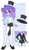 Size: 1100x1900 | Tagged: safe, artist:picasu, artist:trianglepine, derpibooru import, oc, oc only, oc:luno presto, equestria girls, bowtie, clothes, cyber-questria, equestria girls-ified, female, flats, hat, magician, magician outfit, multicolored hair, shirt, shoes, shorts, socks, solo, spy, stockings, suit, thigh highs, top hat