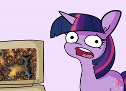 Size: 3705x2703 | Tagged: safe, artist:tjpones, derpibooru import, edit, twilight sparkle, exploitable meme, mandelbrot set, meme, memetic kill agent, scp, scp foundation, this will end in death, twilight's computer