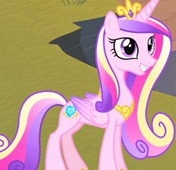 Size: 1744x1687 | Tagged: safe, derpibooru import, screencap, princess cadance, alicorn, pony, three's a crowd, cropped, female, mare, solo