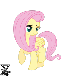 Size: 4300x4600 | Tagged: safe, artist:theretroart88, derpibooru import, fluttershy, pegasus, pony, simple background, transparent background, vector