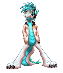 Size: 2500x2907 | Tagged: safe, artist:braeburned, derpibooru import, oc, oc only, dragon, clothes, deleted from derpibooru, fijay, jacket, male