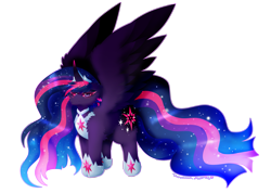 Size: 2761x1971 | Tagged: safe, artist:vanillaswirl6, derpibooru import, oc, oc only, oc:everlight everlasting, alicorn, alicorn oc, commission, horn, jewelry, regalia, simple background, solo, transparent background, wings