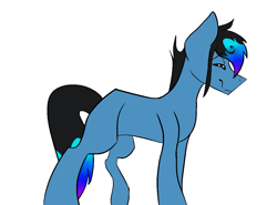 Size: 1251x928 | Tagged: safe, artist:toptian, derpibooru import, oc, oc only, earth pony, pony, earth pony oc, eyes closed, male, simple background, smiling, solo, stallion, white background