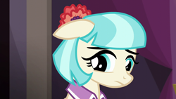 Size: 1280x720 | Tagged: safe, derpibooru import, screencap, coco pommel, earth pony, pony, made in manehattan, female, mare, solo