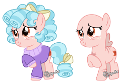 Size: 1556x1026 | Tagged: safe, artist:strawberry-spritz, derpibooru import, cozy glow, pegasus, pony, clothes, missing wing, scar, simple background, solo, sweater, transparent background