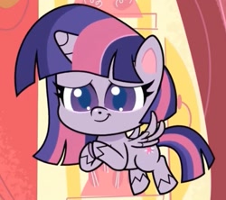 Size: 1031x915 | Tagged: safe, derpibooru import, screencap, twilight sparkle, twilight sparkle (alicorn), alicorn, my little pony: pony life, one click wonder, spoiler:pony life s01e28, cropped, solo