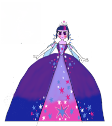 Size: 1480x1669 | Tagged: safe, artist:recommender440, derpibooru import, twilight sparkle, equestria girls, clothes, dress, female, gown, simple background, solo, transparent background