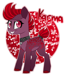 Size: 2659x3000 | Tagged: safe, artist:crazysketch101, derpibooru import, oc, oc only, oc:karma, earth pony, pony, simple background, solo, white background