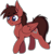 Size: 591x634 | Tagged: safe, artist:notetaker, derpibooru import, part of a set, oc, oc only, oc:chance, pegasus, pony, eyebrows visible through hair, folded wings, male, raised hoof, simple background, solo, stallion, transparent background, walking, wings