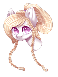 Size: 1633x2179 | Tagged: safe, artist:helemaranth, derpibooru import, oc, oc only, earth pony, pony, braid, commission, earth pony oc, simple background, solo, transparent background, ych result