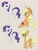 Size: 1620x2160 | Tagged: safe, artist:haibaratomoe, derpibooru import, applejack, rarity, earth pony, pony, unicorn, doodle