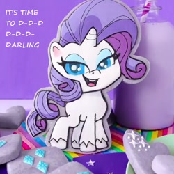 Size: 640x640 | Tagged: safe, derpibooru import, edit, rarity, pony, unicorn, my little pony: pony life, darling, yu-gi-oh!