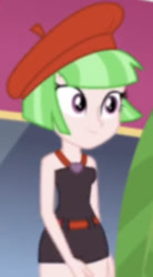 Size: 242x439 | Tagged: safe, derpibooru import, screencap, watermelody, better together, equestria girls, spring breakdown, clothes, cropped, sleeveless, solo, swimsuit