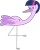 Size: 2144x2701 | Tagged: safe, artist:dupontsimon, derpibooru import, sci-twi, twilight sparkle, bird, fanfic:magic show of friendship, equestria girls, crane (animal), fanfic art, simple background, solo, species swap, transformation, transparent background, vector