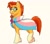 Size: 1280x1133 | Tagged: safe, artist:0llie0ops, derpibooru import, sunburst, pony, unicorn, bisexual pride flag, clothes, coat markings, cute, ear fluff, glasses, headcanon, leg fluff, male, mouthpiece, open mouth, pride, pride flag, raised hoof, robe, simple background, solo, stallion, sunbetes, sunburst's glasses, sunburst's robe, trans boy, transgender, transgender pride flag, yellow background