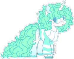 Size: 1218x970 | Tagged: safe, artist:kurosawakuro, derpibooru import, oc, pony, unicorn, clothes, female, mare, simple background, solo, sweater, transparent background