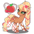 Size: 700x700 | Tagged: safe, artist:gihhbloonde, artist:shiibases, derpibooru import, oc, oc only, earth pony, pony, adoptable, base used, clothes, coat markings, eyeshadow, female, freckles, magical lesbian spawn, makeup, mare, offspring, parent:applejack, parent:strawberry sunrise, parents:applerise, raised leg, simple background, socks, solo, transparent background