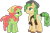 Size: 2266x1499 | Tagged: safe, artist:cloudyglow, artist:oatscene, artist:parclytaxel, derpibooru import, edit, sandalwood, tree hugger, earth pony, pony, make new friends but keep discord, .svg available, absurd resolution, beanie, clothes, crack shipping, equestria girls ponified, female, hat, hippie, lidded eyes, male, mare, ponified, shipping, simple background, straight, transparent background, treewood, vector