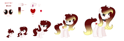 Size: 6000x2000 | Tagged: safe, artist:darbypop1, derpibooru import, oc, oc:destiny blood, pony, unicorn, age progression, baby, baby pony, female, filly, high res, mare, simple background, solo, transparent background