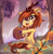 Size: 2910x2953 | Tagged: safe, artist:spookyle, derpibooru import, oc, oc only, oc:pumpkin spell, kirin, female, kirin oc, leaves, mare, pumpkin, solo