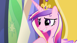 Size: 1920x1080 | Tagged: safe, derpibooru import, screencap, princess cadance, alicorn, pony, a flurry of emotions, bags under eyes, female, mare, solo