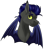 Size: 1747x1921 | Tagged: safe, artist:rokosmith26, derpibooru import, oc, oc only, oc:lunar sentry, bat pony, pony, bat wings, bust, looking up, male, portrait, short hair, short mane, simple background, smiling, solo, spread wings, stallion, transparent background, wings