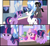 Size: 1024x942 | Tagged: safe, artist:dragoncoton, derpibooru import, king sombra, princess cadance, shining armor, twilight sparkle, twilight sparkle (alicorn), alicorn, pony, unicorn, alicornified, implied twibra, jewelry, race swap, reformed sombra, ring, sombra's cutie mark, sombracorn, story in the source, wedding ring