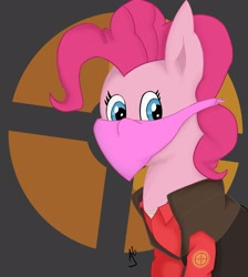 Size: 2335x2601 | Tagged: safe, artist:aj0sh, derpibooru import, pinkie pie, earth pony, pony, sniper, solo, team fortress 2