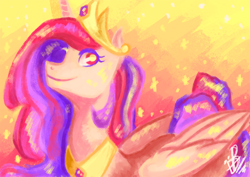 Size: 1200x848 | Tagged: safe, artist:maltese101, derpibooru import, princess celestia, alicorn, pony, color palette, solo