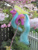 Size: 2121x2828 | Tagged: safe, artist:normaleeinsane, derpibooru import, g1, long tail, solo, sunglider, toy, tree, windy wing ponies