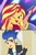 Size: 1280x1912 | Tagged: safe, artist:mlp-lolada, derpibooru import, edit, edited screencap, screencap, flash sentry, sunset shimmer, better together, equestria girls, rainbow rocks, spring breakdown, female, flashimmer, male, shipping, shipping domino, straight