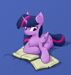 Size: 1536x1616 | Tagged: safe, artist:d.w.h.cn, derpibooru import, twilight sparkle, twilight sparkle (alicorn), alicorn, pony, book, reading, solo