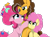 Size: 1280x941 | Tagged: safe, artist:envygirl95, derpibooru import, cheese sandwich, li'l cheese, pinkie pie, earth pony, pony, the last problem, cheesepie, female, hug, male, older, older cheese sandwich, older pinkie pie, shipping, simple background, straight, transparent background