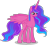 Size: 1710x1553 | Tagged: safe, artist:star-gaze-pony, derpibooru import, oc, oc only, oc:melody aurora, alicorn, alicorn oc, female, horn, offspring, older, parent:flash sentry, parent:twilight sparkle, parents:flashlight, simple background, solo, transparent background, wings