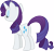 Size: 8084x7577 | Tagged: safe, artist:wissle, derpibooru import, rarity, pony, unicorn, friendship is magic, absurd resolution, butt, eyes closed, eyeshadow, female, makeup, mare, rear view, simple background, solo, transparent background, vector