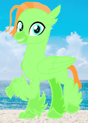 Size: 840x1164 | Tagged: safe, artist:artrocke, derpibooru import, oc, hippogriff, solo