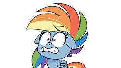 Size: 2560x1440 | Tagged: safe, artist:byteslice, derpibooru import, rainbow dash, pegasus, pony, my little pony: pony life, .svg available, female, floppy ears, simple background, solo, svg, transparent background, vector