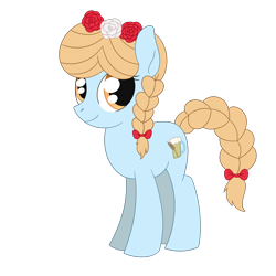 Size: 2048x2048 | Tagged: safe, artist:dyonys, derpibooru import, oc, oc only, oc:hana, earth pony, braid, braided tail, female, mare, simple background, solo, transparent background