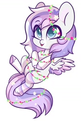 Size: 1006x1510 | Tagged: safe, artist:cloud-fly, derpibooru import, oc, pegasus, pony, chibi, eye clipping through hair, female, mare, simple background, solo, white background